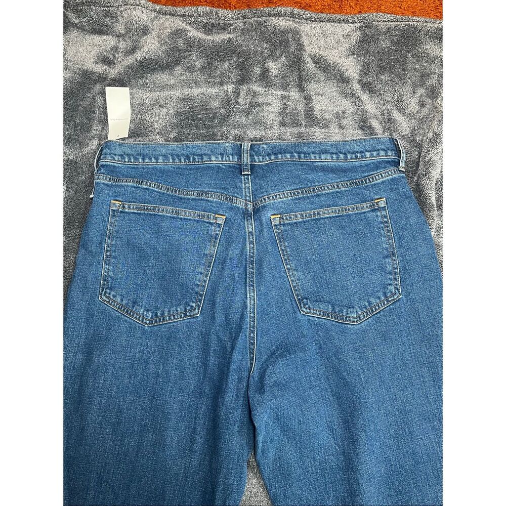 Abercrombie & Fitch Ultra High Rise Ankle Straight Jeans Women’s 34 / 18L NWT - Picture 4 of 4